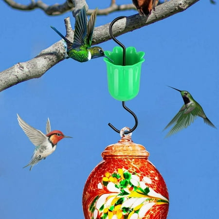 4 Pack Ant Moat for Hummingbird feeders Ant Moat Guard Hummingbird Feeders Accessory Hooks Hummingbird Ant Moat for Bird Feeders with Brushes 4 Pack Ant Moat for Hummingbird feeders Ant Moat Guard Hummingbird Feeders Accessory Hooks Hummingbird Ant Moat for Bird Feeders with Brushes